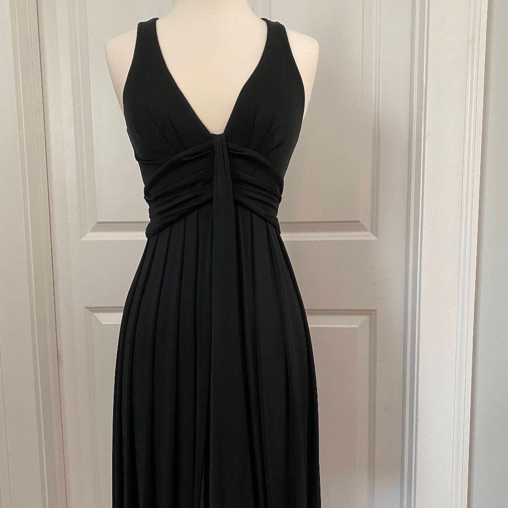 Diane Von Furstenberg Black Swing Dress Size 4 - Classic LBD